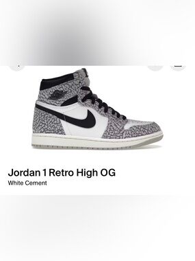 Nike Jordan 1 Retro High OG — White, Black, and Gray